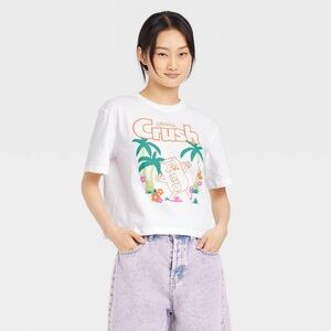 Orange Crush Soda Crop T-shirt